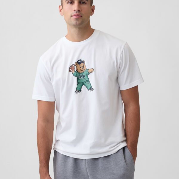 Everyday Soft Relaxed Brannan Bear Graphic T-Shirt-Sporty Brannan