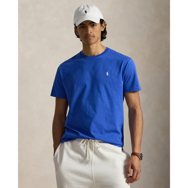 Jersey Crewneck T-Shirt – All Fits-New Iris Blue